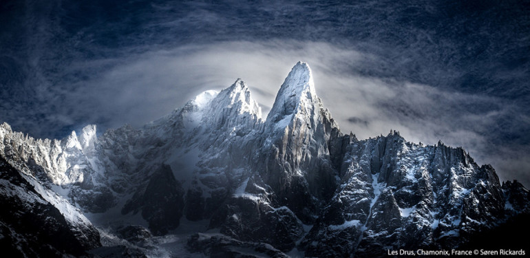 Les Drus, Chamonix, France © Søren Rickards