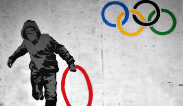 banksy-olympic-rings