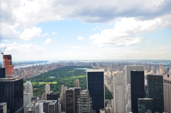 Central Park visto dall'alto.