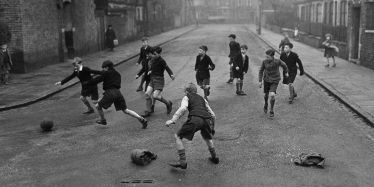 football-in-street